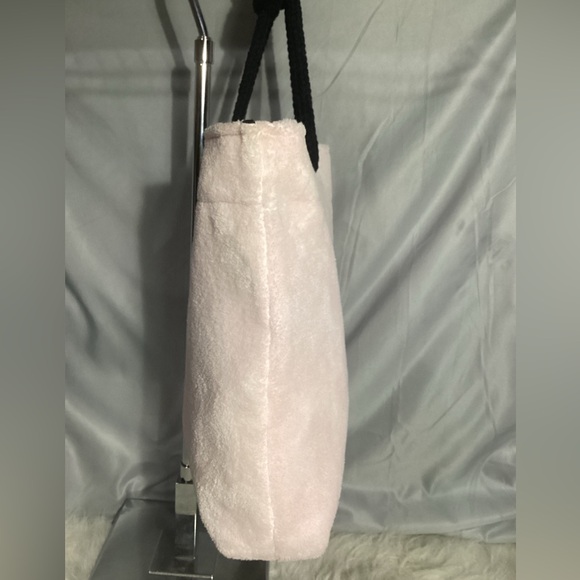 Mary Kay Pink Soft Plush Polyester Shoulder Tote Bag With Rope Type Handles - Picture 5 of 10
